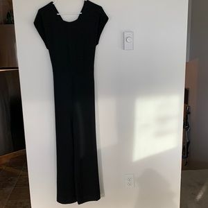 LOFT size 6 Black Jumpsuit with belt